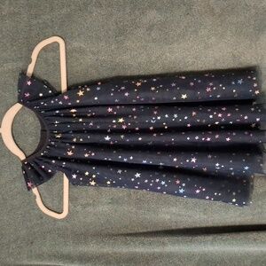 Navy Starry Sleeveless Dress